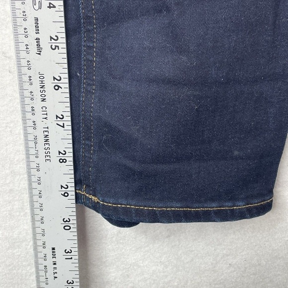 J Crew Matchstick Jeans Womens Size 28 Waist Dark Blue Denim Slim Straight Leg - Picture 5 of 13